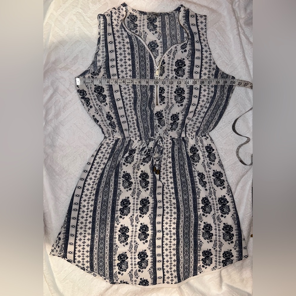 1X J for Justify Navy & White Dress